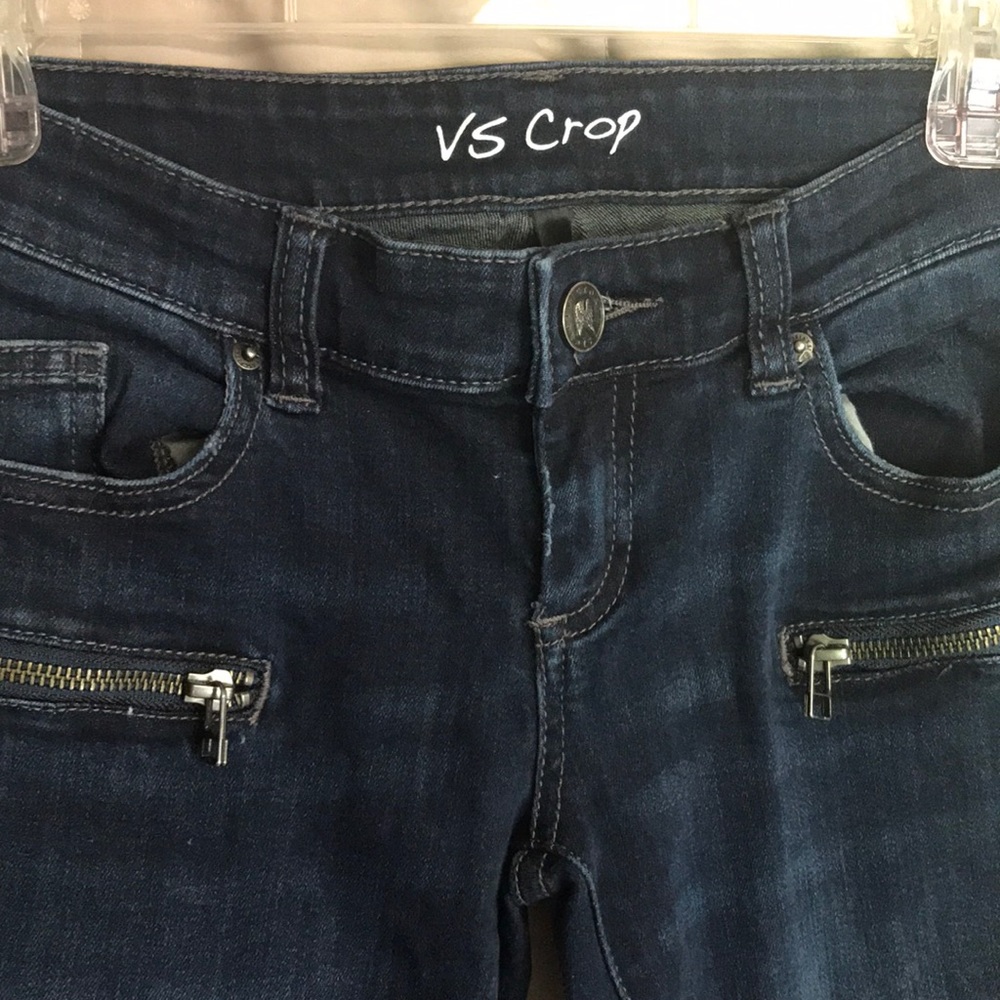 VS crop denim Moto Jean
